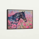 Horses 261 Canvas Art 90 x 60 cm / Stretched on hidden frame
