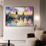 Landscape 261 Canvas Art 90 x 60 cm / Stretched on hidden frame