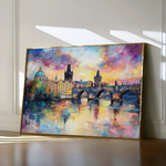 Landscape 261 Canvas Art 90 x 60 cm / Stretched on hidden frame