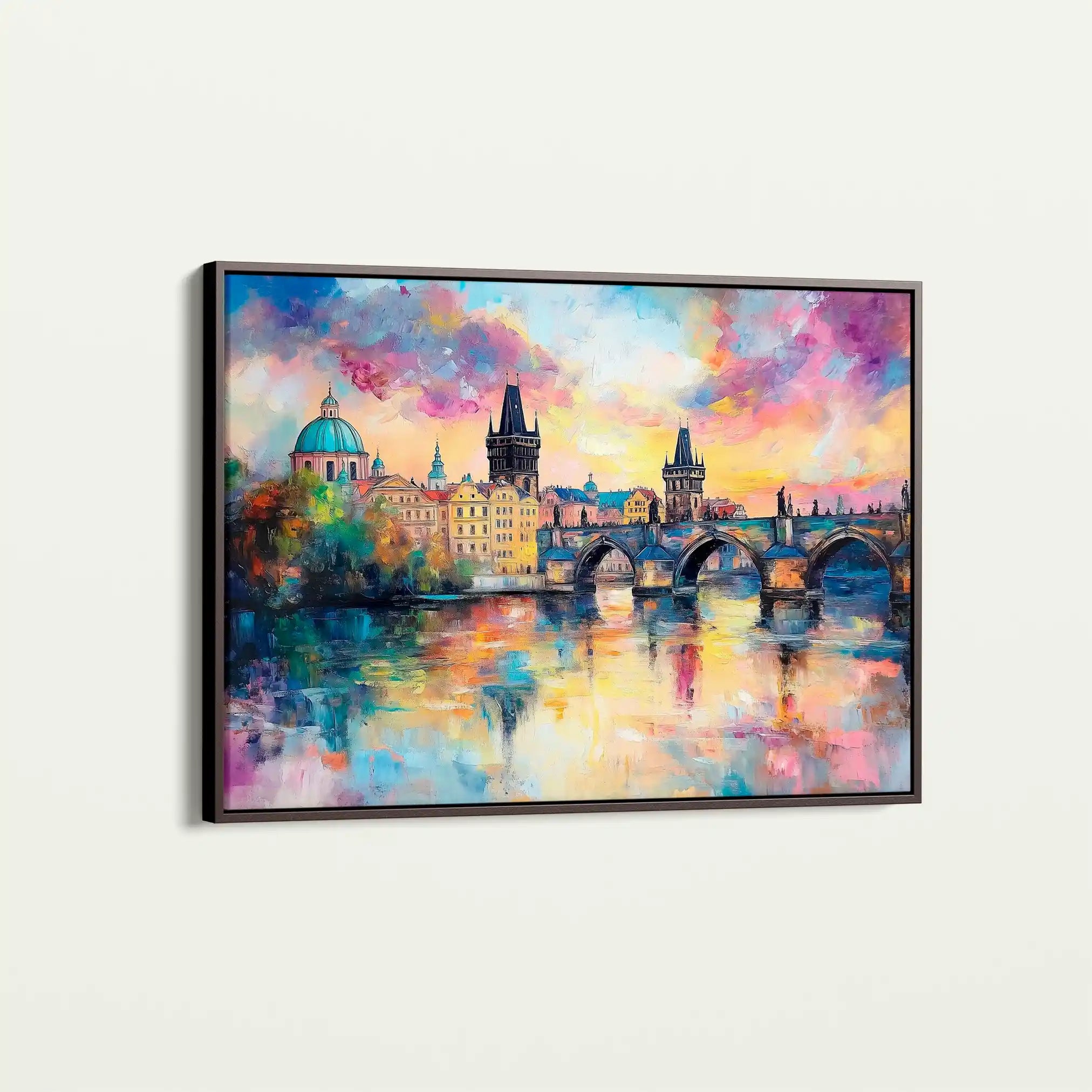 Landscape 261 Canvas Art 90 x 60 cm / Stretched on hidden frame