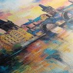 Landscape 261 Canvas Art 90 x 60 cm / Stretched on hidden frame