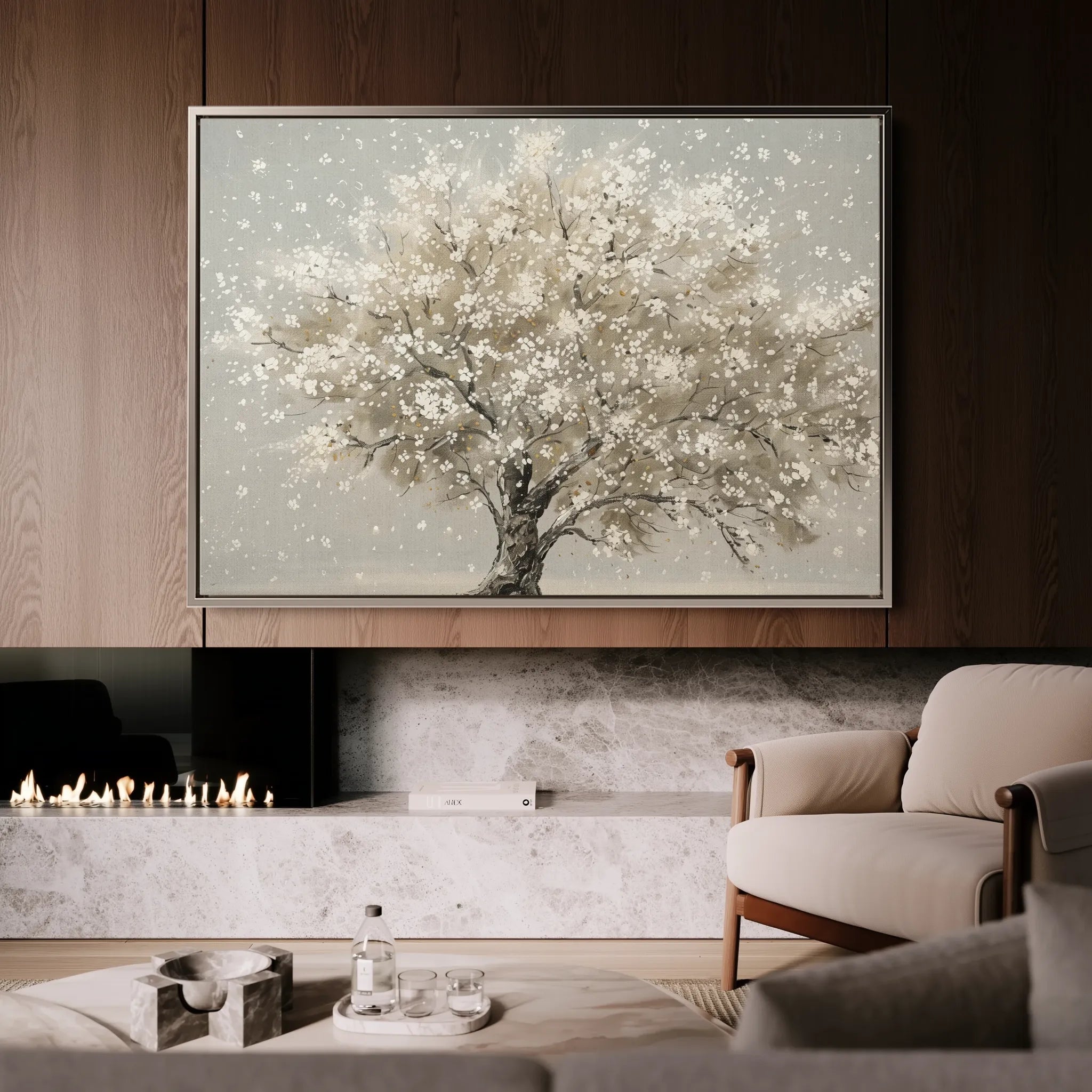 Floral Canvas Wall Art WAD262-F 90 x 60 cm / Stretched on hidden frame