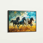 Horses 263 Canvas Art 90 x 60 cm / Stretched on hidden frame