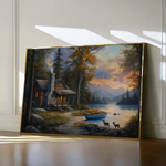 Landscape 263 Canvas Art 90 x 60 cm / Stretched on hidden frame