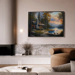 Landscape 263 Canvas Art 90 x 60 cm / Stretched on hidden frame