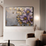 Floral Canvas Wall Art WAD264-F 90 x 60 cm / Stretched on hidden frame