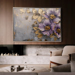 Floral Canvas Wall Art WAD264-F 90 x 60 cm / Stretched on hidden frame