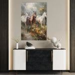 Horses 264 Canvas Art 90 x 60 cm / Stretched on hidden frame