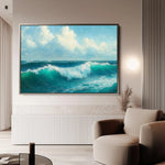 Landscape 264 Canvas Art 90 x 60 cm / Stretched on hidden frame