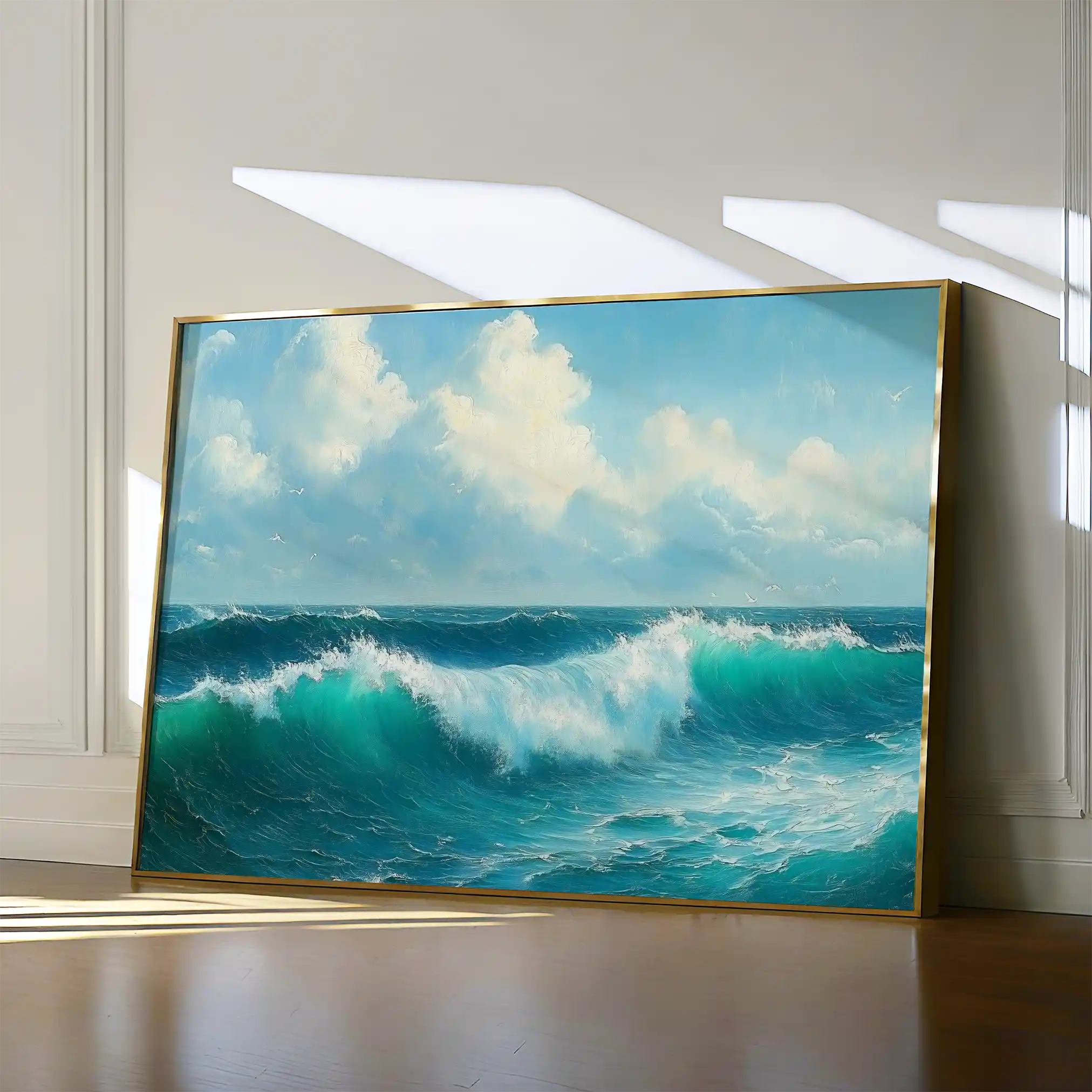 Landscape 264 Canvas Art 90 x 60 cm / Stretched on hidden frame