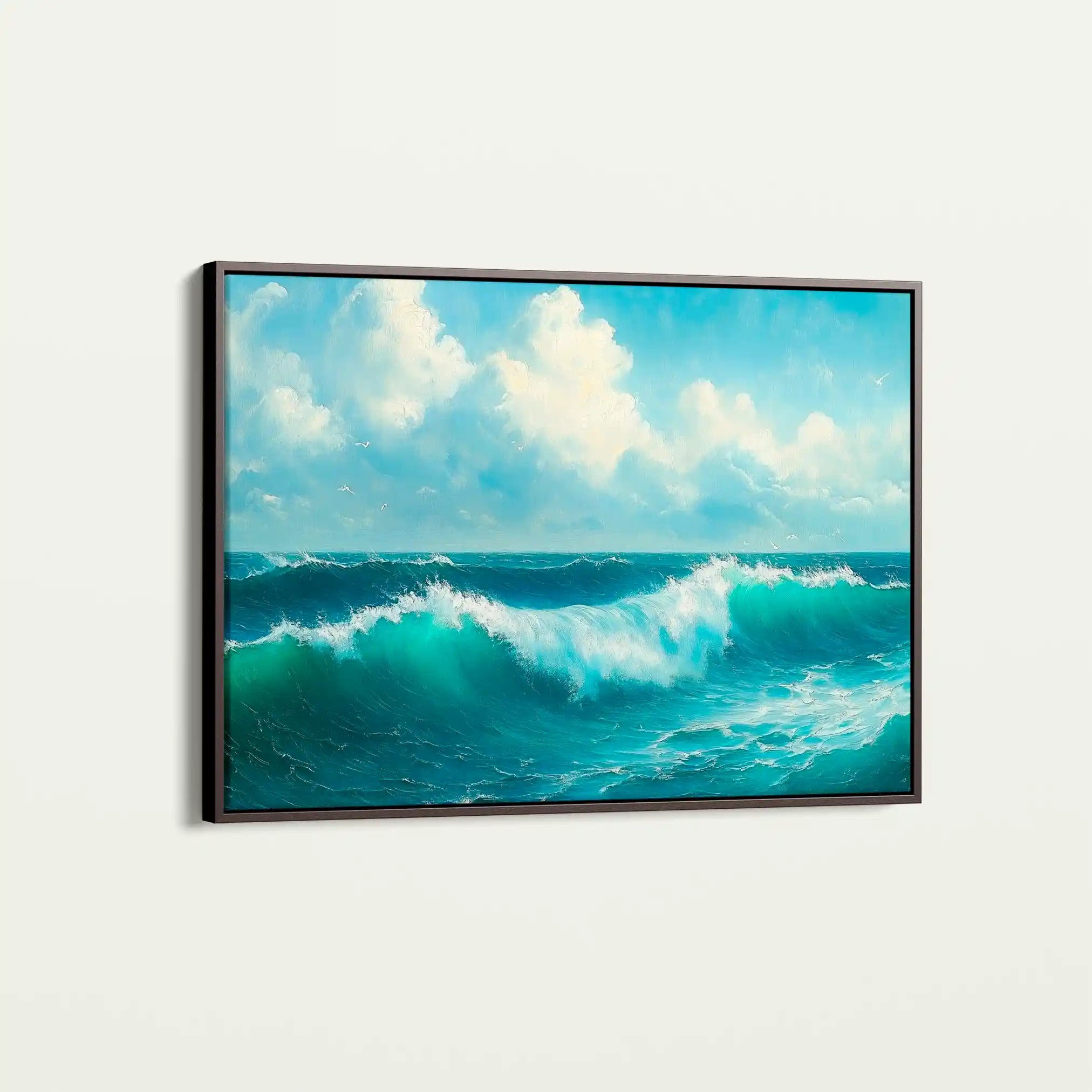 Landscape 264 Canvas Art 90 x 60 cm / Stretched on hidden frame