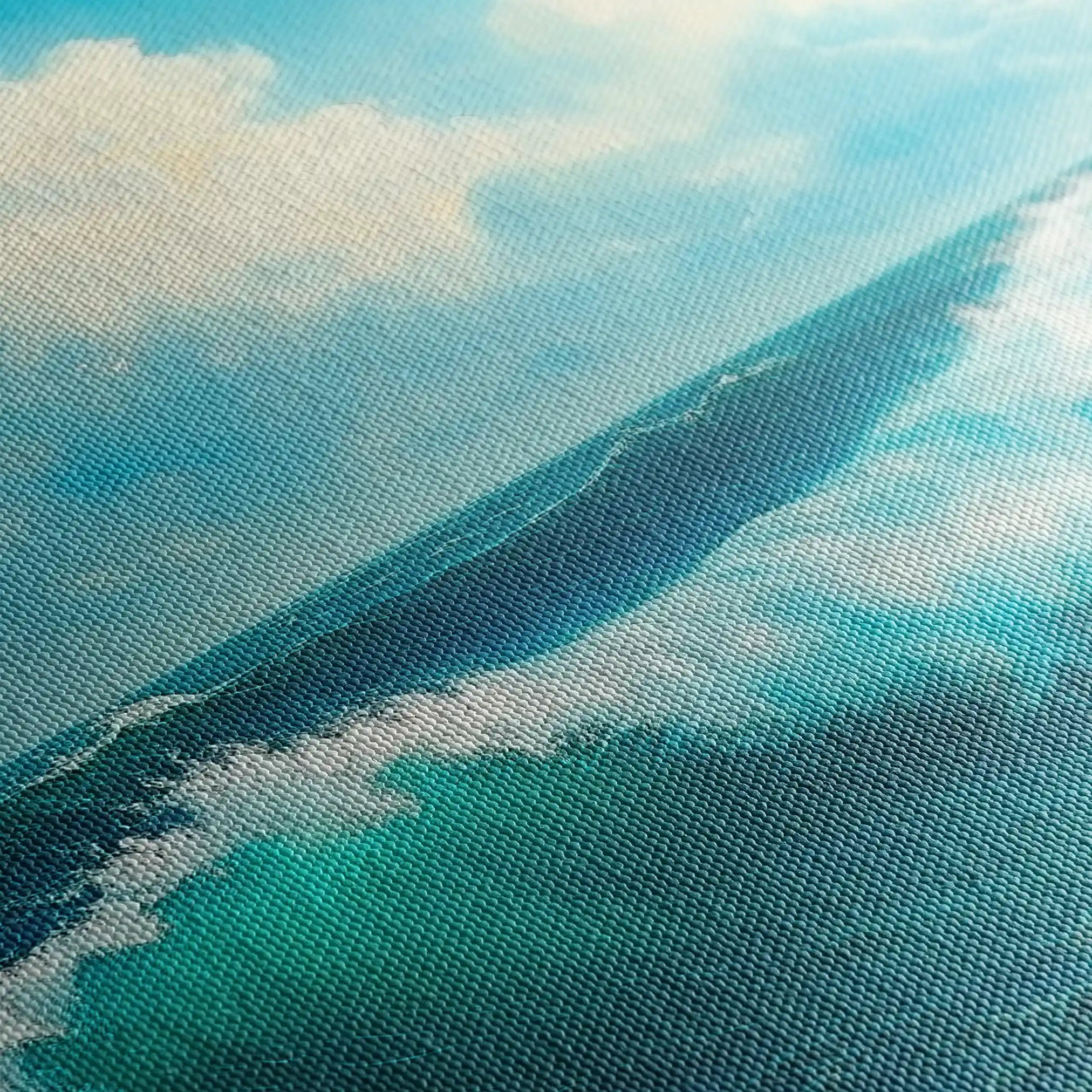 Landscape 264 Canvas Art 90 x 60 cm / Stretched on hidden frame