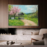 Landscape 265 Canvas Art 90 x 60 cm / Stretched on hidden frame