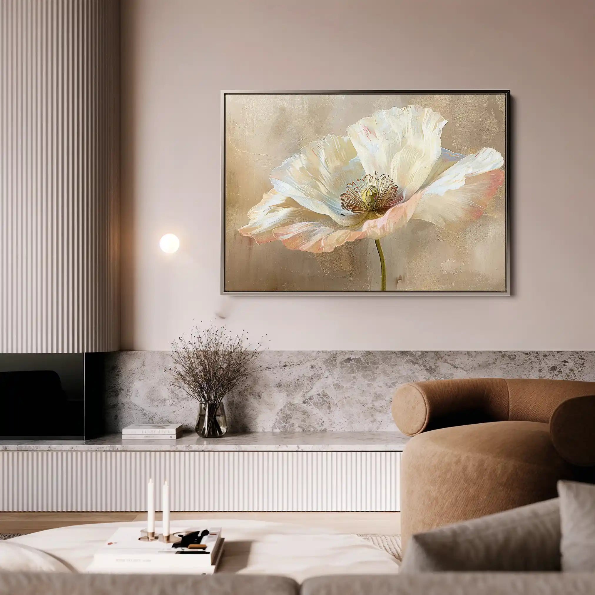 Floral Canvas Wall Art WAD266-F 90 x 60 cm / Stretched on hidden frame