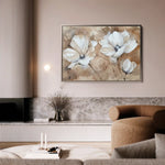 Floral Canvas Wall Art WAD267-F 90 x 60 cm / Stretched on hidden frame