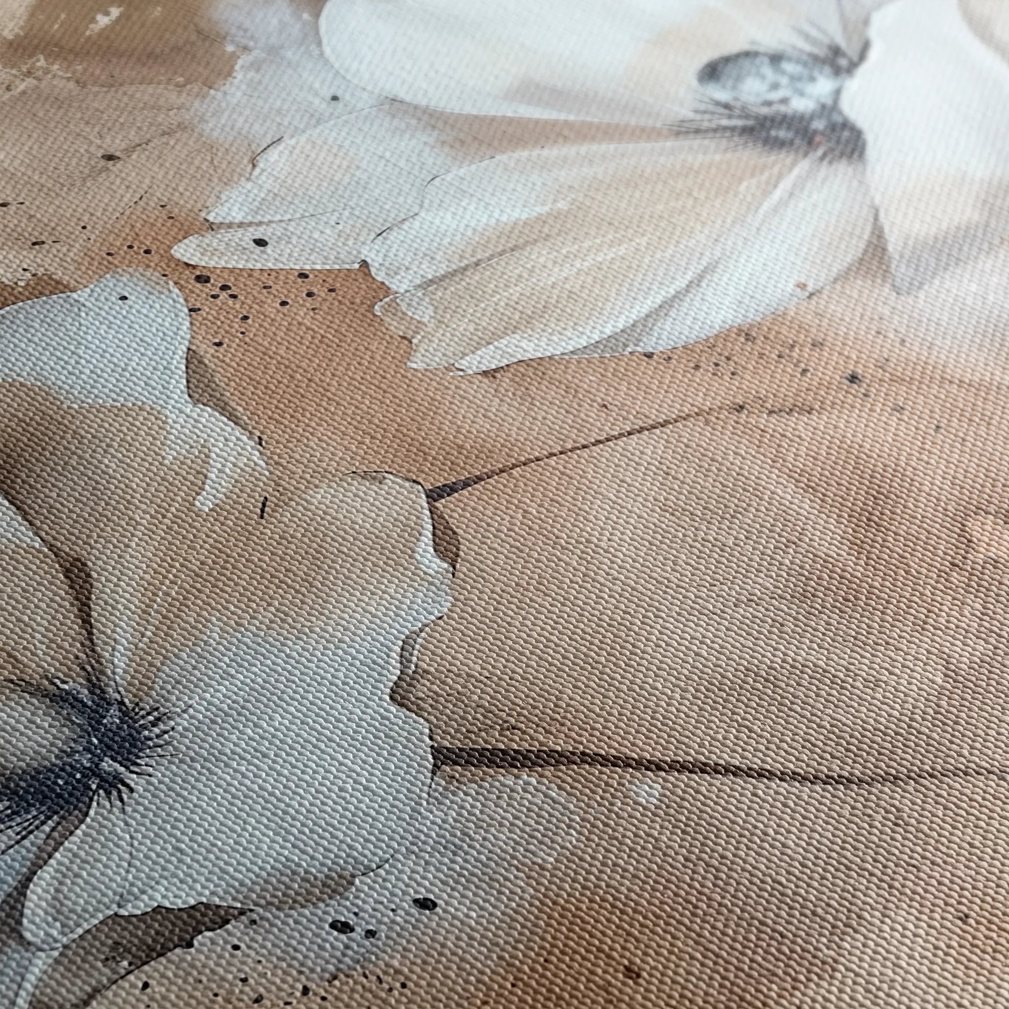 Floral Canvas Wall Art WAD267-F 90 x 60 cm / Stretched on hidden frame