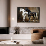 Horses 267 Canvas Art 90 x 60 cm / Stretched on hidden frame