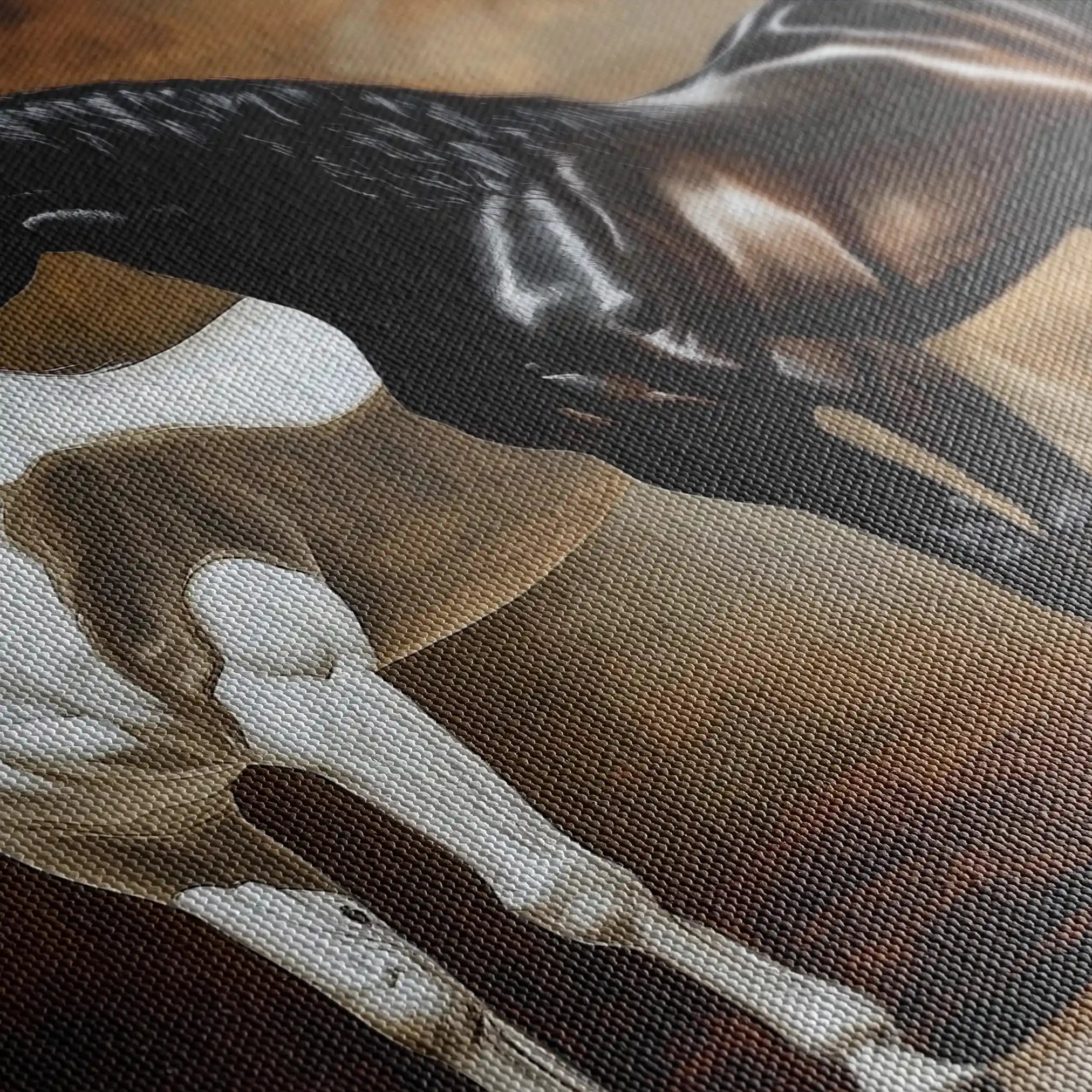 Horses 267 Canvas Art 90 x 60 cm / Stretched on hidden frame