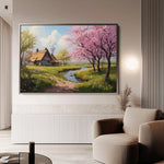 Landscape 267 Canvas Art 90 x 60 cm / Stretched on hidden frame