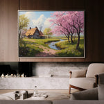 Landscape 267 Canvas Art 90 x 60 cm / Stretched on hidden frame