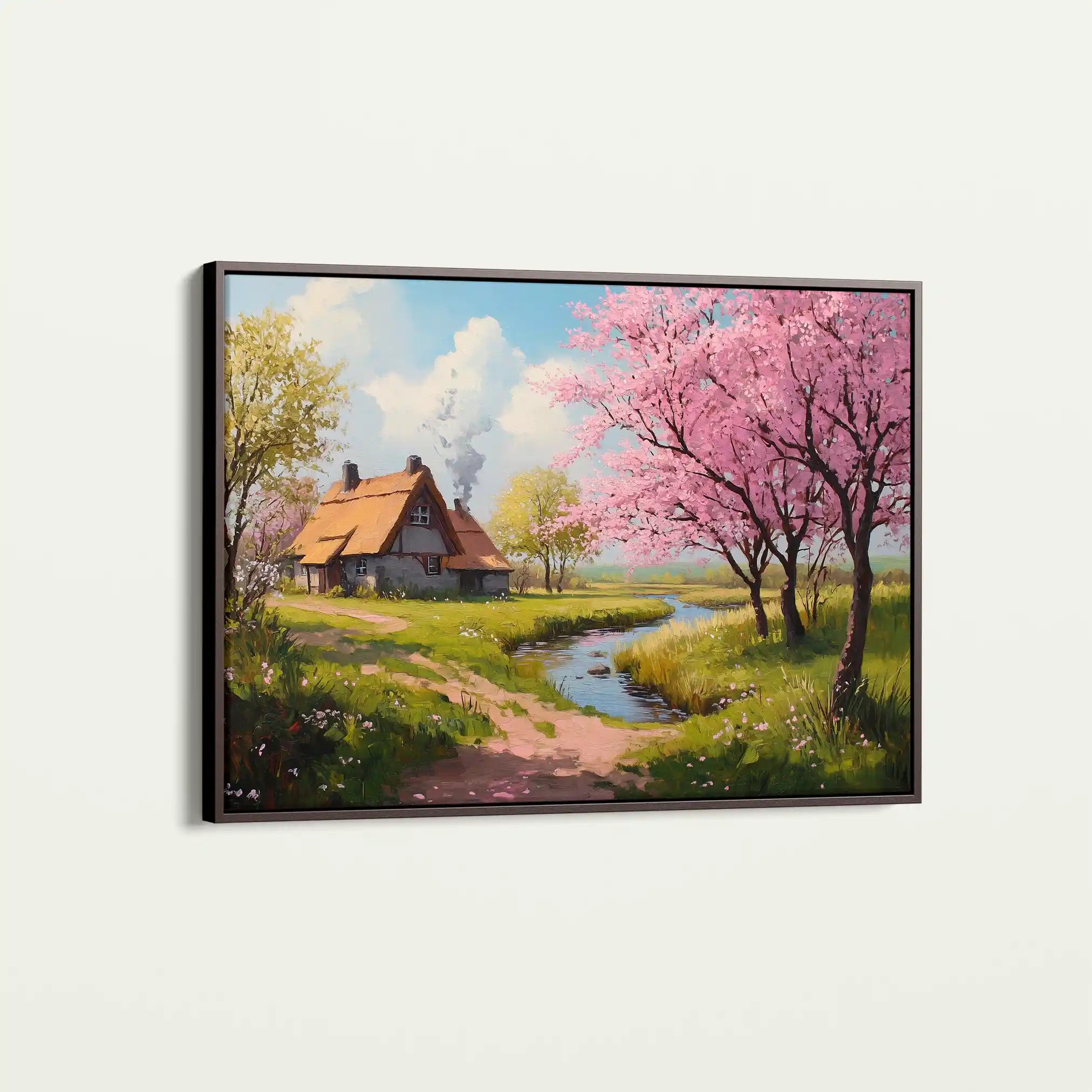 Landscape 267 Canvas Art 90 x 60 cm / Stretched on hidden frame