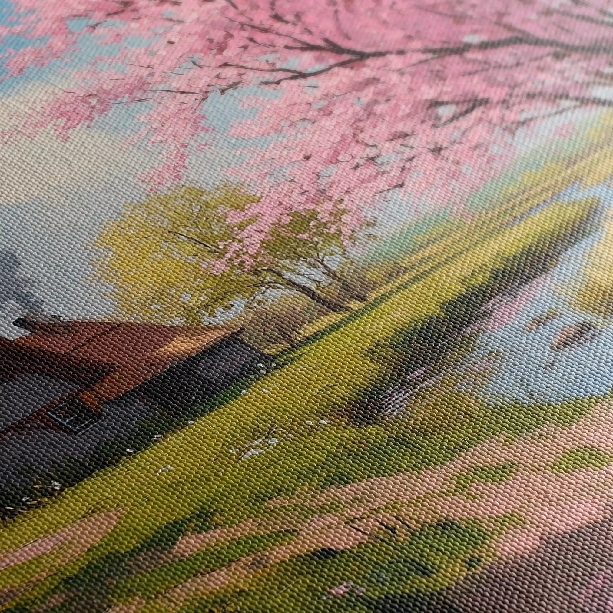 Landscape 267 Canvas Art 90 x 60 cm / Stretched on hidden frame