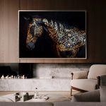 Horses 268 Canvas Art 90 x 60 cm / Stretched on hidden frame