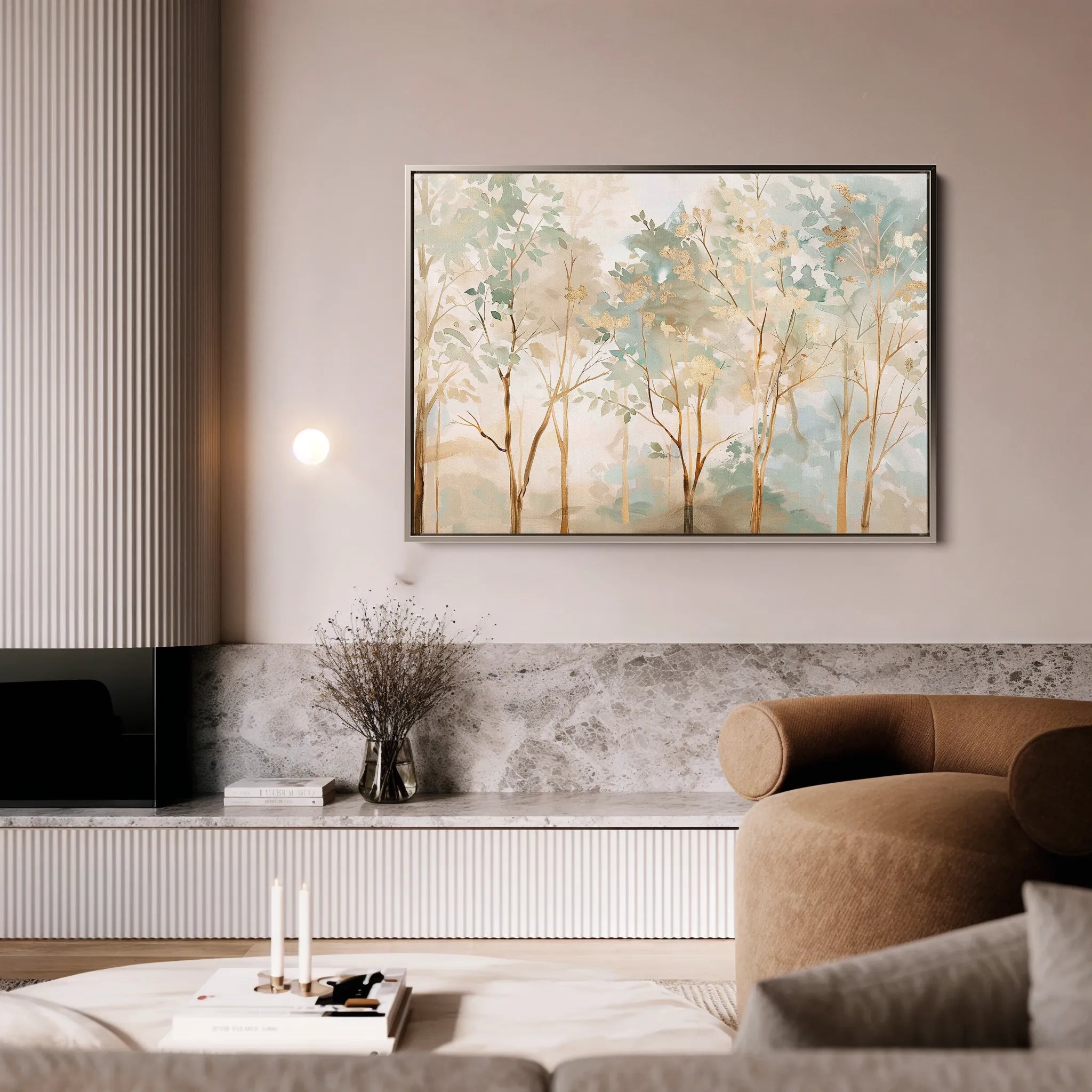 Floral Canvas Wall Art WAD269-F 90 x 60 cm / Stretched on hidden frame
