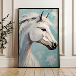 Horses 269 Canvas Art 90 x 60 cm / Stretched on hidden frame