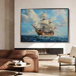 Landscape 269 Canvas Art 90 x 60 cm / Stretched on hidden frame