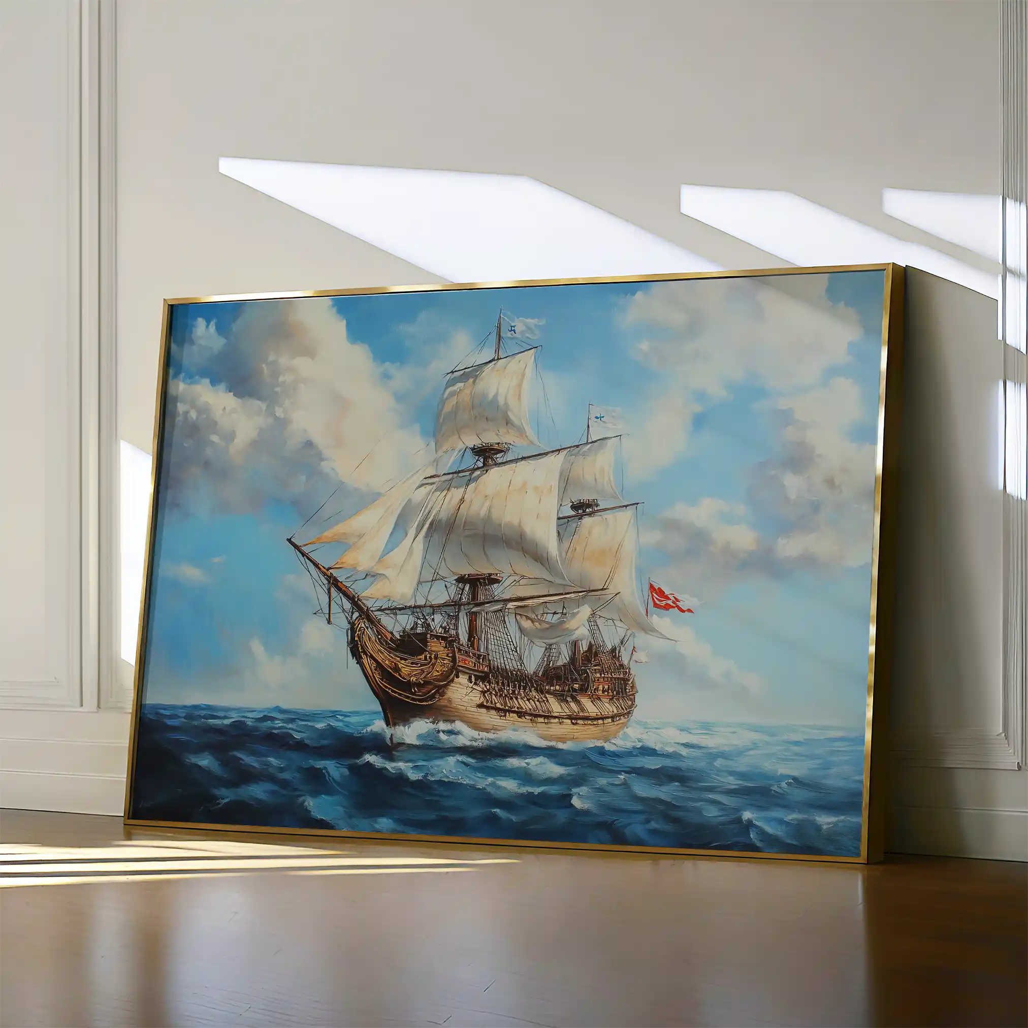 Landscape 269 Canvas Art 90 x 60 cm / Stretched on hidden frame