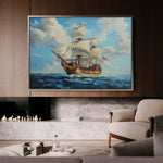 Landscape 269 Canvas Art 90 x 60 cm / Stretched on hidden frame