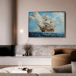 Landscape 269 Canvas Art 90 x 60 cm / Stretched on hidden frame