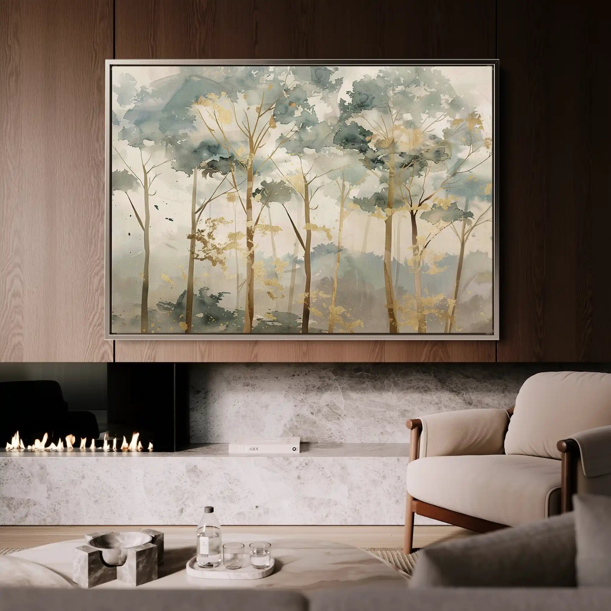 Floral Canvas Wall Art WAD270-F 90 x 60 cm / Stretched on hidden frame