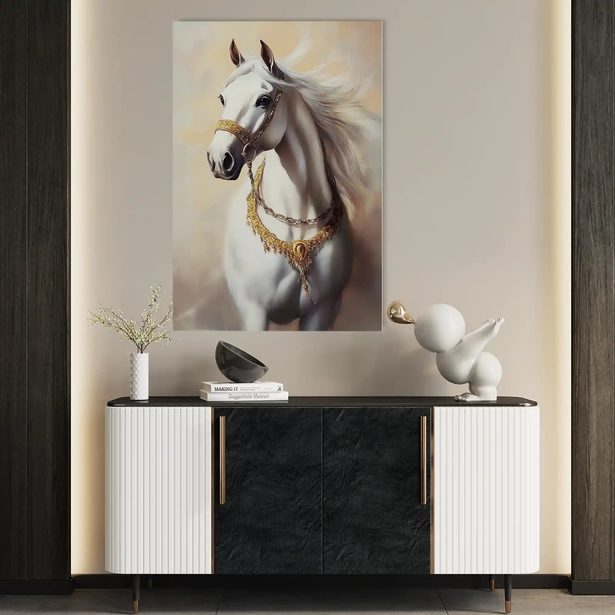 Horses 270 Canvas Art 90 x 60 cm / Stretched on hidden frame