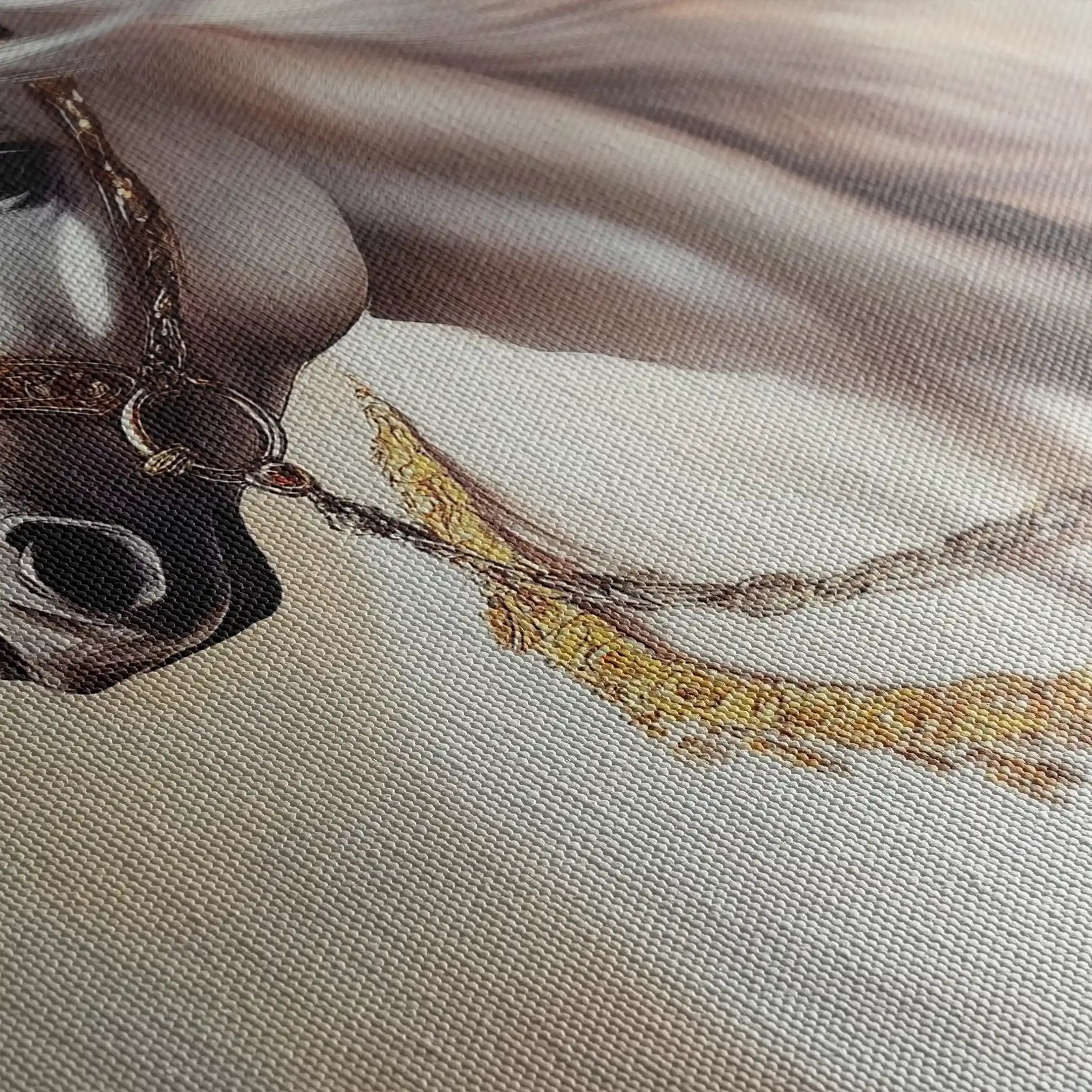 Horses 270 Canvas Art 90 x 60 cm / Stretched on hidden frame