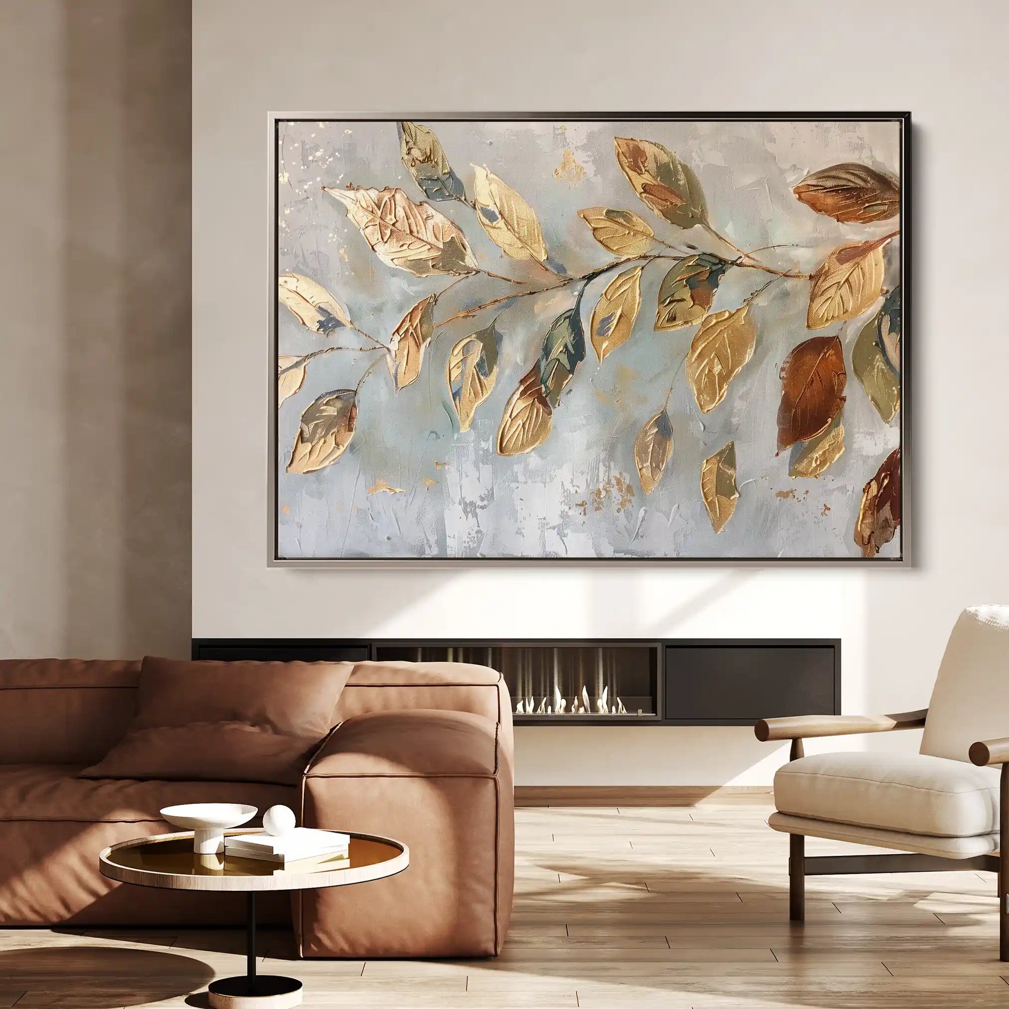 Floral Canvas Wall Art WAD271-F 90 x 60 cm / Stretched on hidden frame