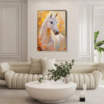 Horses 271 Canvas Art 90 x 60 cm / Stretched on hidden frame