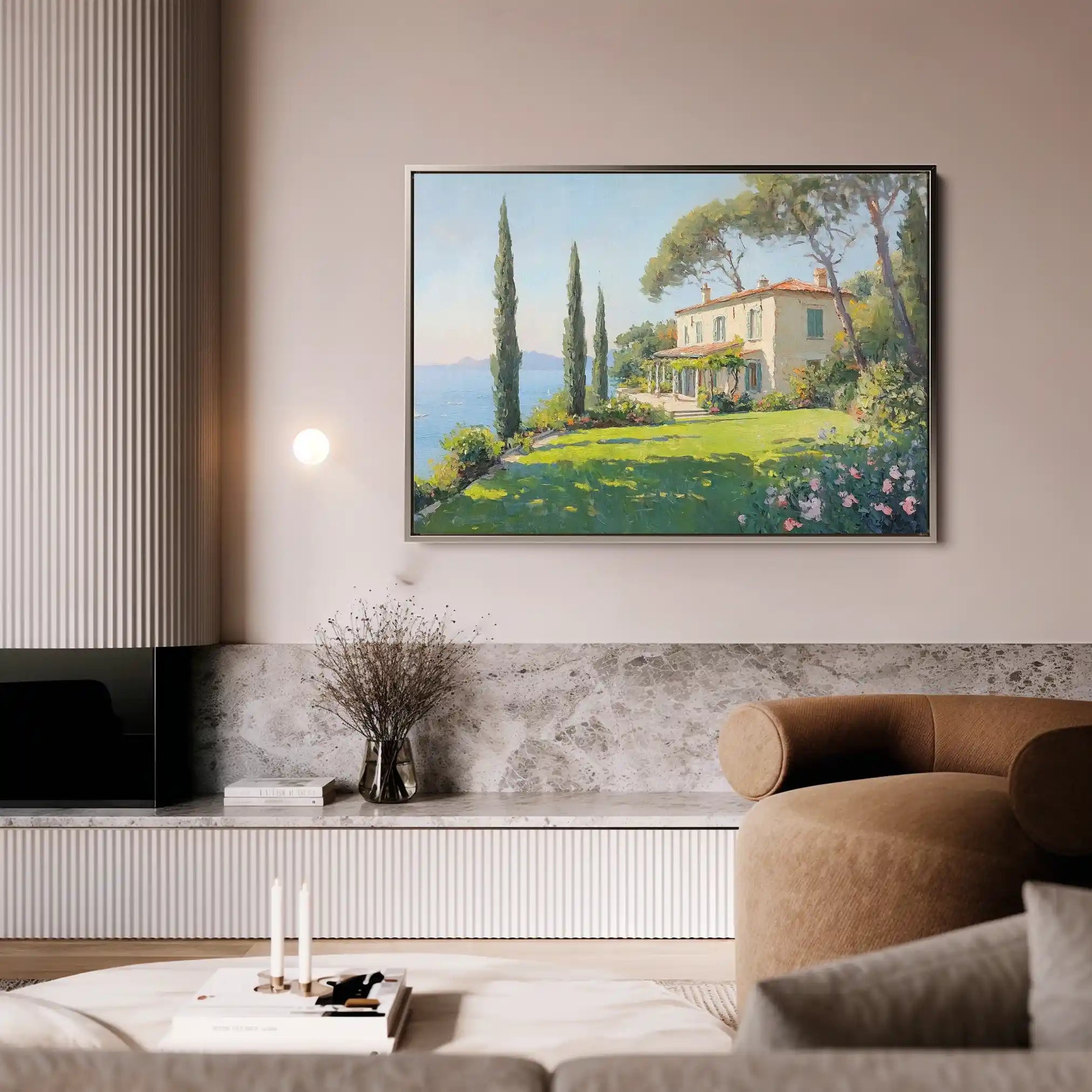 Landscape 271 Canvas Art 90 x 60 cm / Stretched on hidden frame
