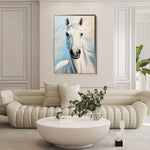 Horses 272 Canvas Art 90 x 60 cm / Stretched on hidden frame