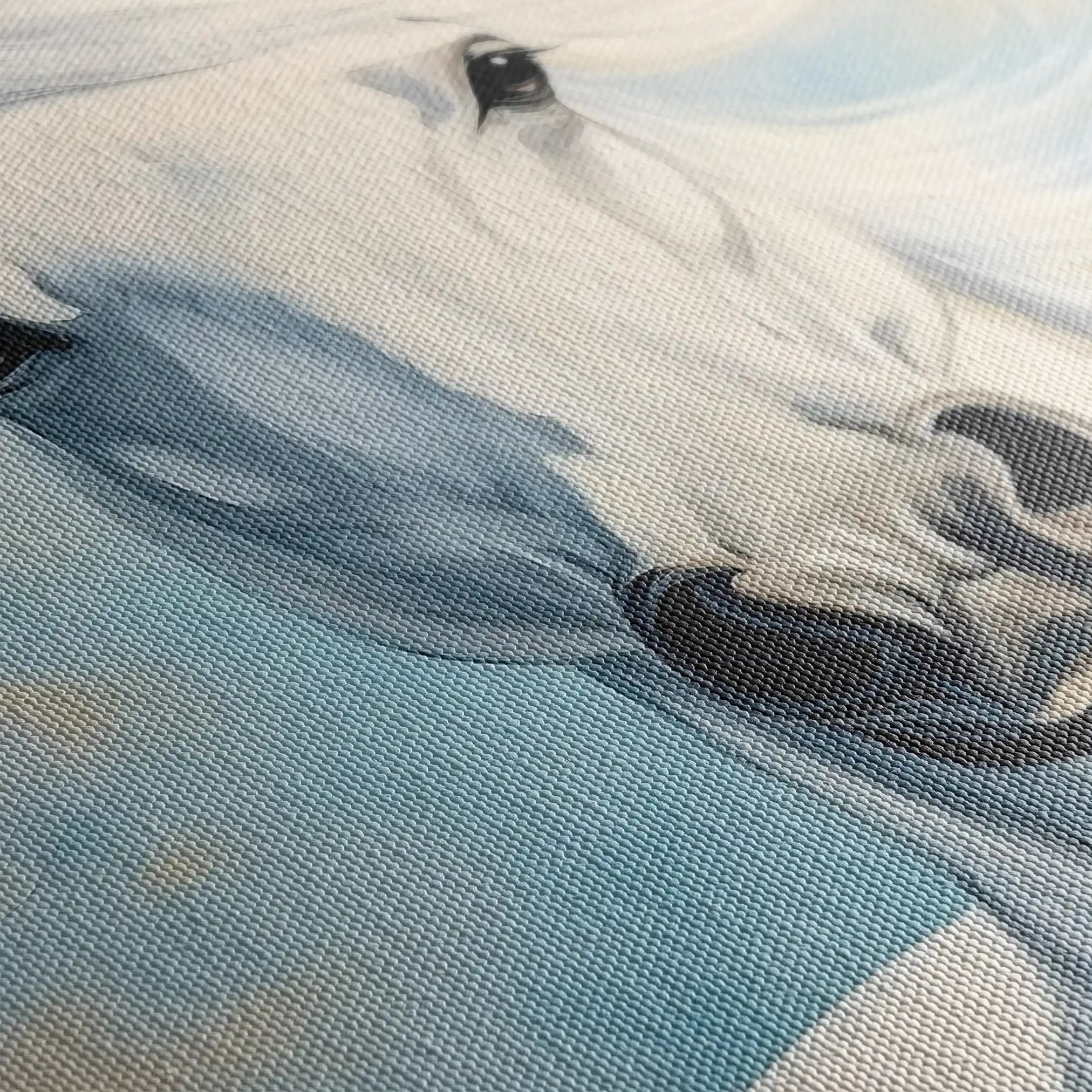 Horses 272 Canvas Art 90 x 60 cm / Stretched on hidden frame