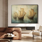 Landscape 272 Canvas Art 90 x 60 cm / Stretched on hidden frame