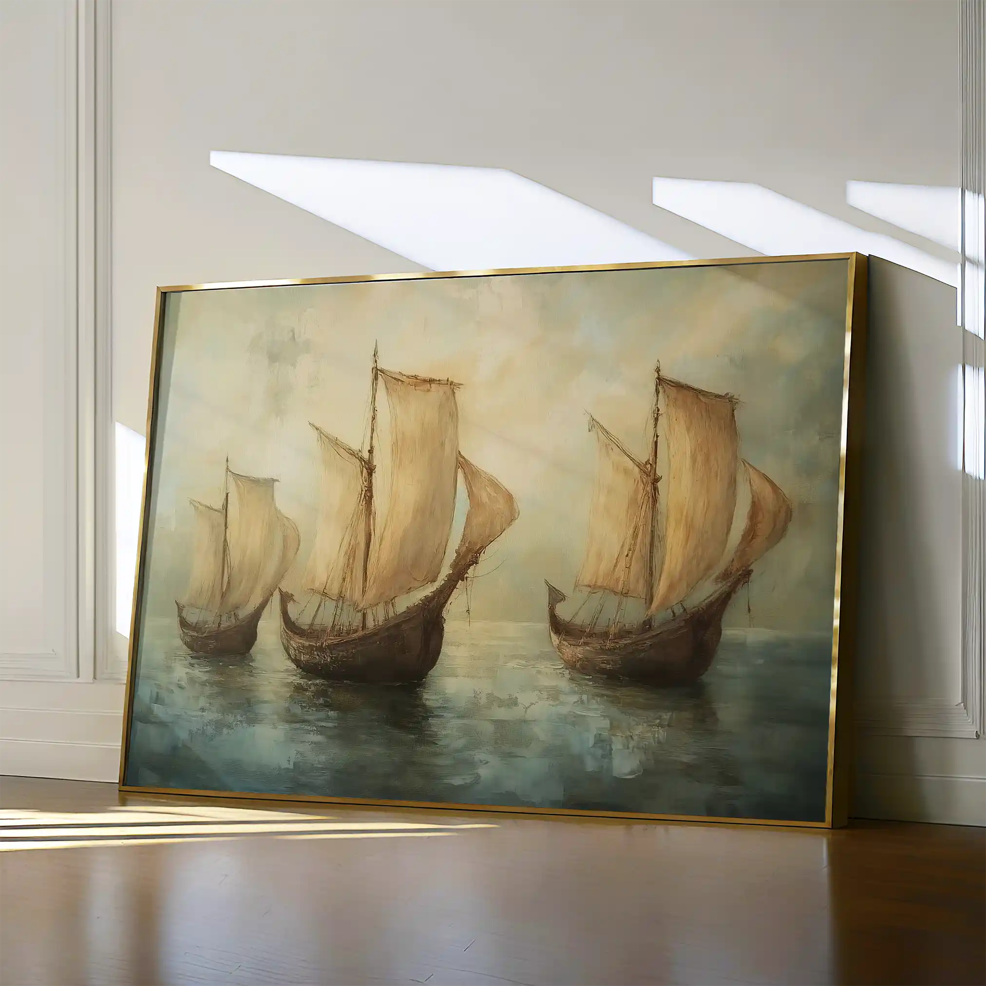 Landscape 272 Canvas Art 90 x 60 cm / Stretched on hidden frame