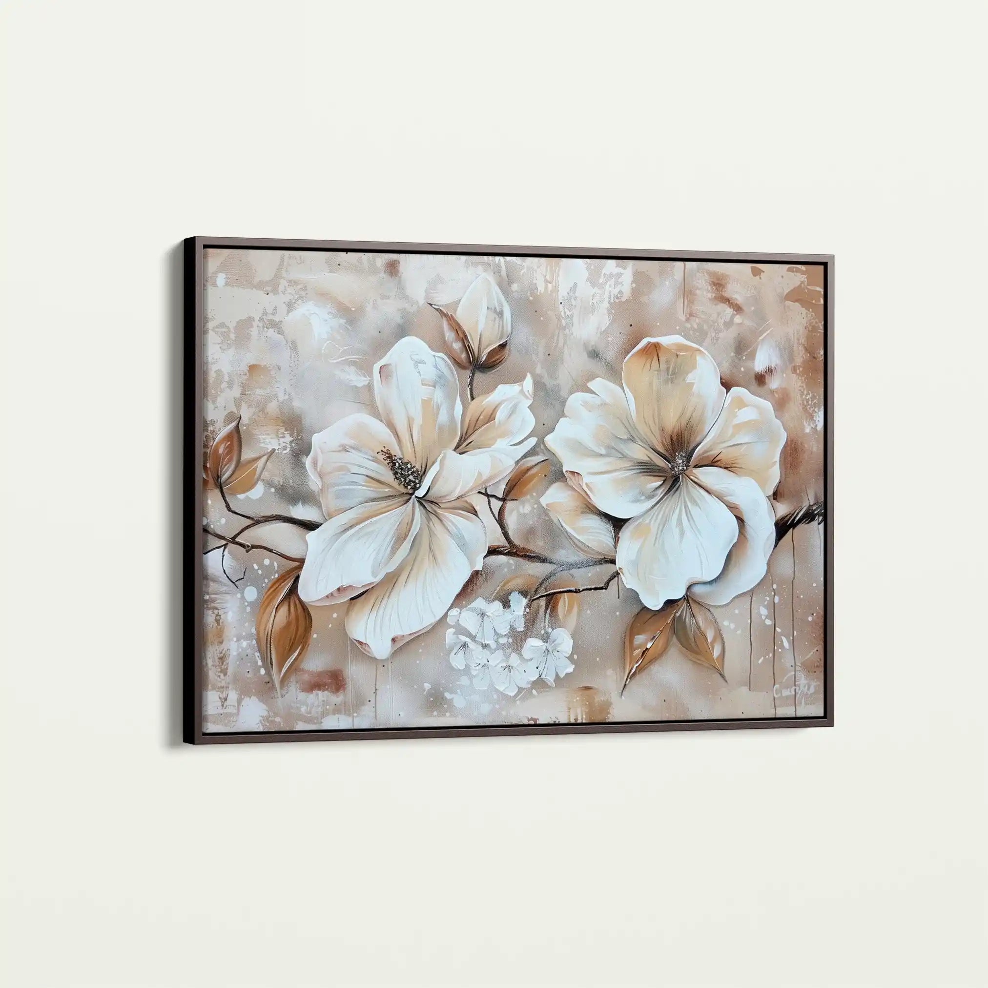 Floral Canvas Wall Art WAD273-F 90 x 60 cm / Stretched on hidden frame