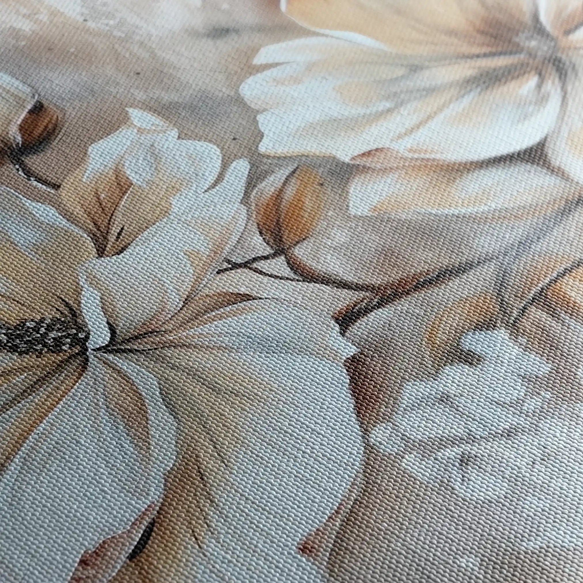 Floral Canvas Wall Art WAD273-F 90 x 60 cm / Stretched on hidden frame