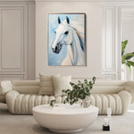 Horses 273 Canvas Art 90 x 60 cm / Stretched on hidden frame