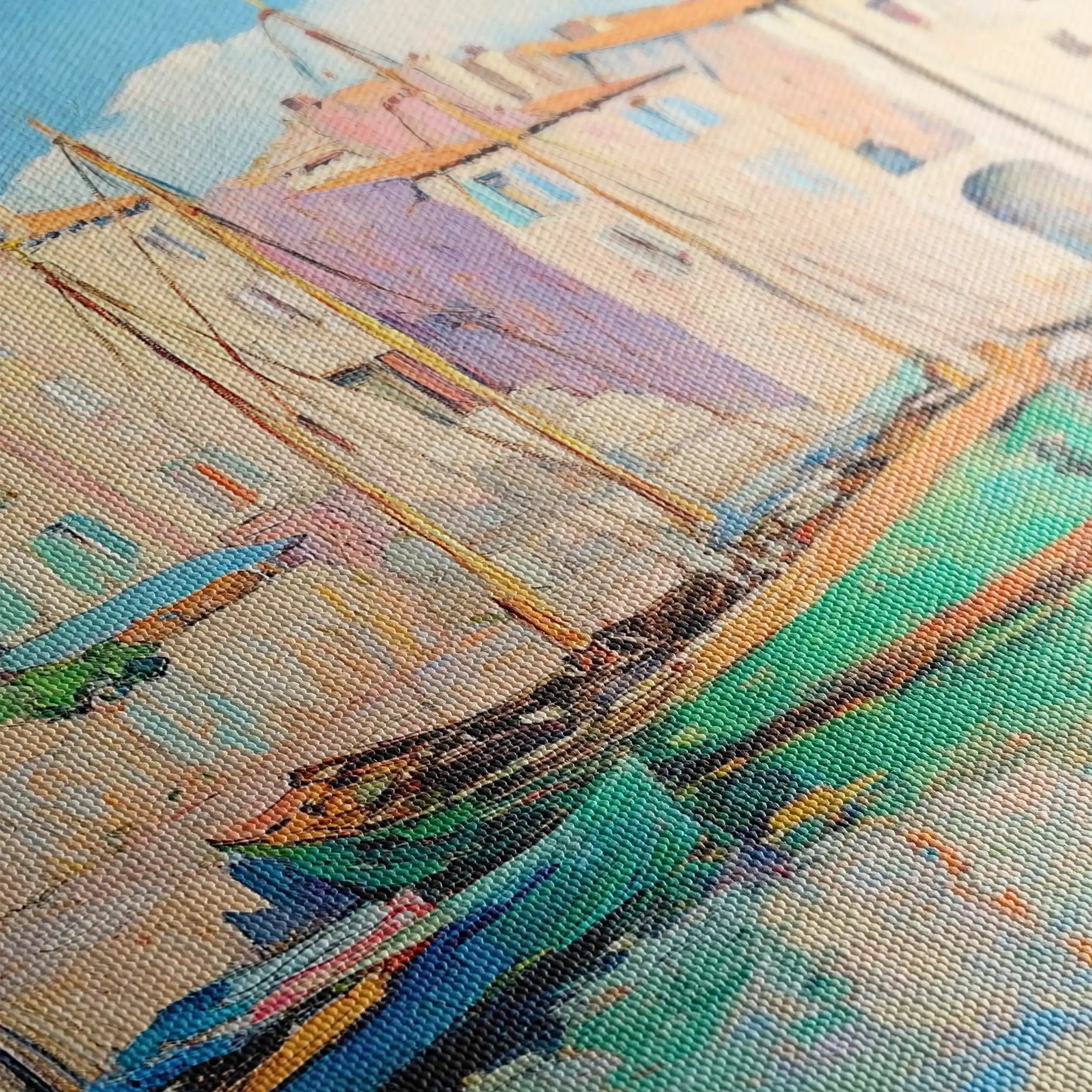 Landscape 273 Canvas Art 90 x 60 cm / Stretched on hidden frame