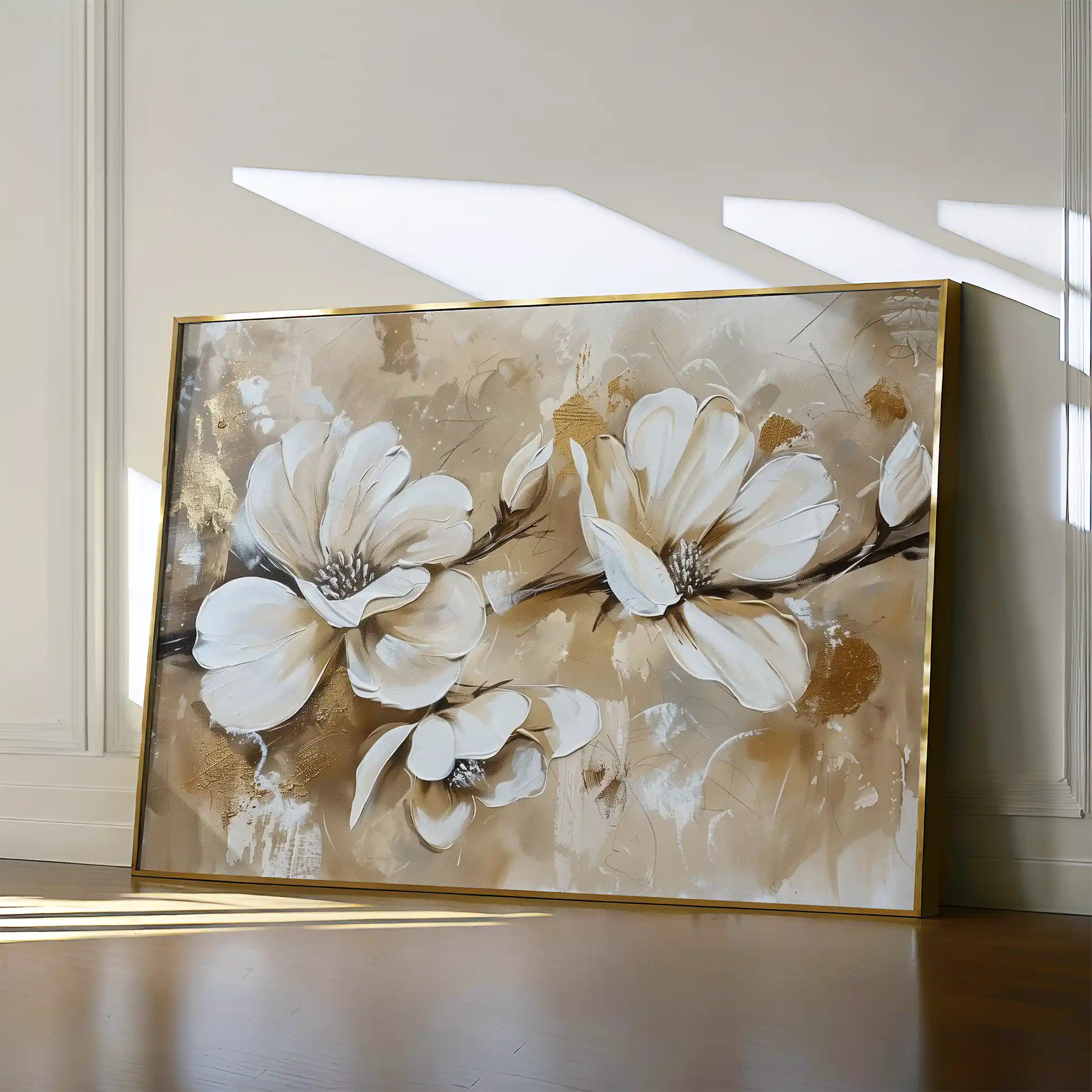 Floral Canvas Wall Art WAD274-F 90 x 60 cm / Stretched on hidden frame