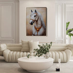 Horses 274 Canvas Art 90 x 60 cm / Stretched on hidden frame