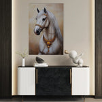 Horses 274 Canvas Art 90 x 60 cm / Stretched on hidden frame